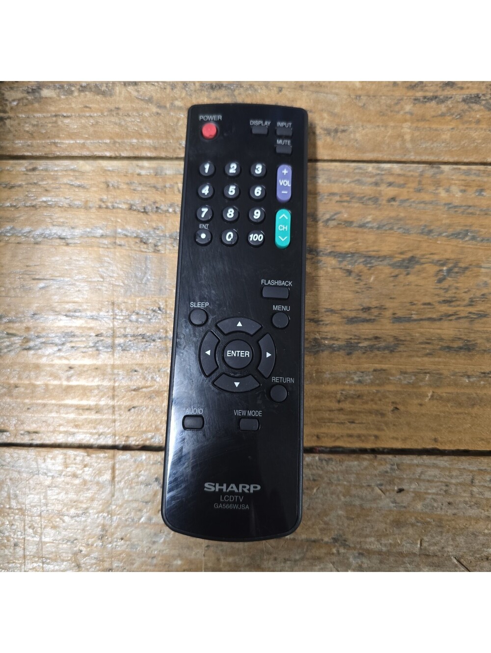 Sharp LCDTV GA566WJSA TV Remote Control LC-15AV7U, LC-15SH7U, LC-20AV7U, Tested